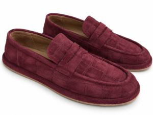 Дамски мокасини „Bordeaux Croco“ – Burgundy