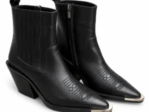Дамски каубойски боти „Western Chic“ – Black